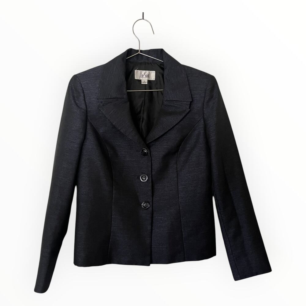 Le Suit Black women's blazer | Sz 6 | EUC